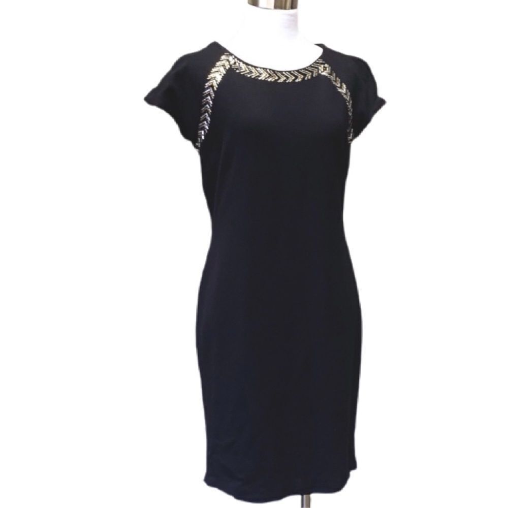 Carmen Marc Valvo little black dress